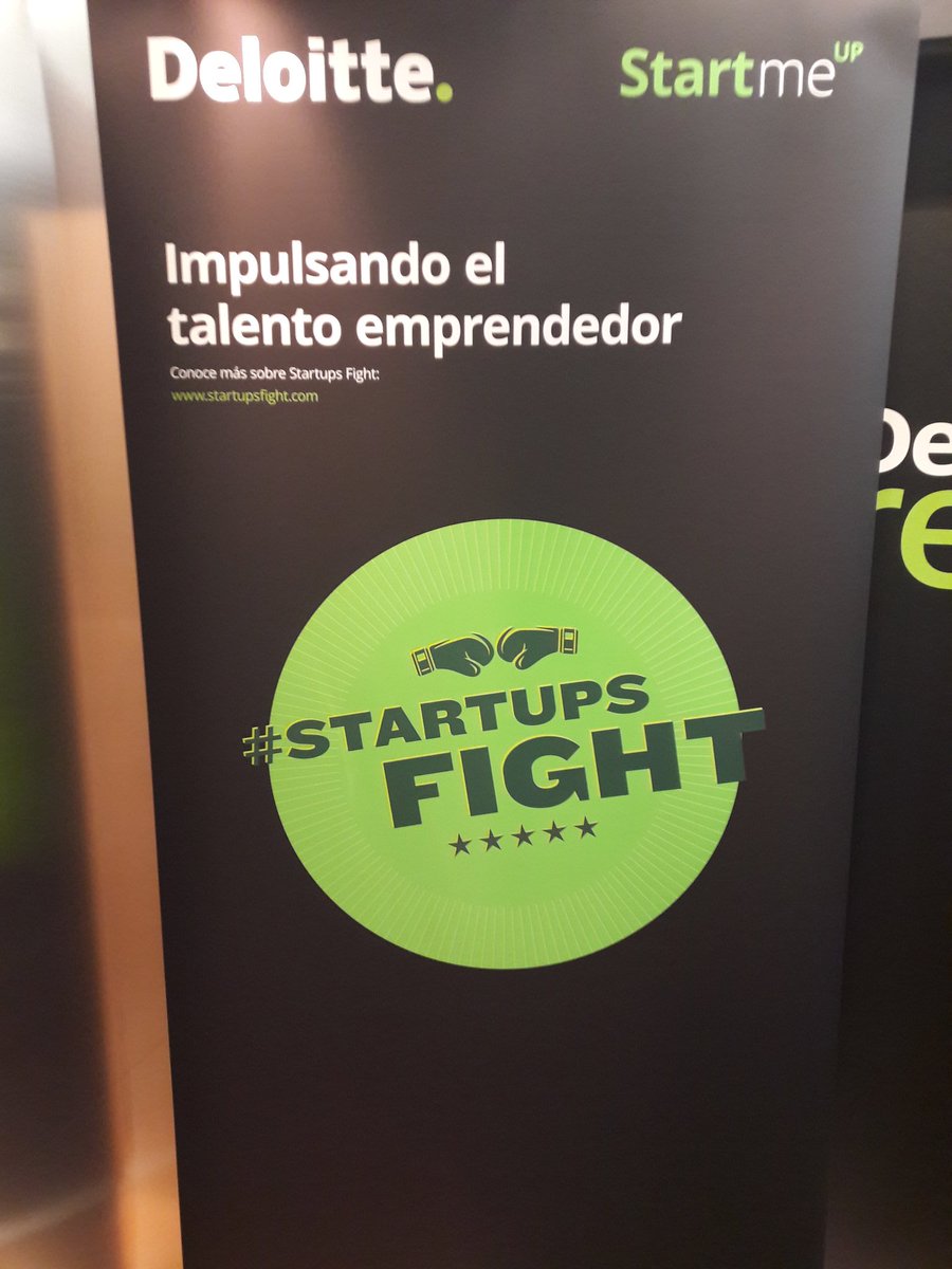 Gracias <a href="/Deloitte_ES/">Deloitte España</a> por invitarme de nuevo a vuestro #StartupsFight, esta vez sobre #SmartCities y #Mobility. Interesantes startups y muy buena organización.