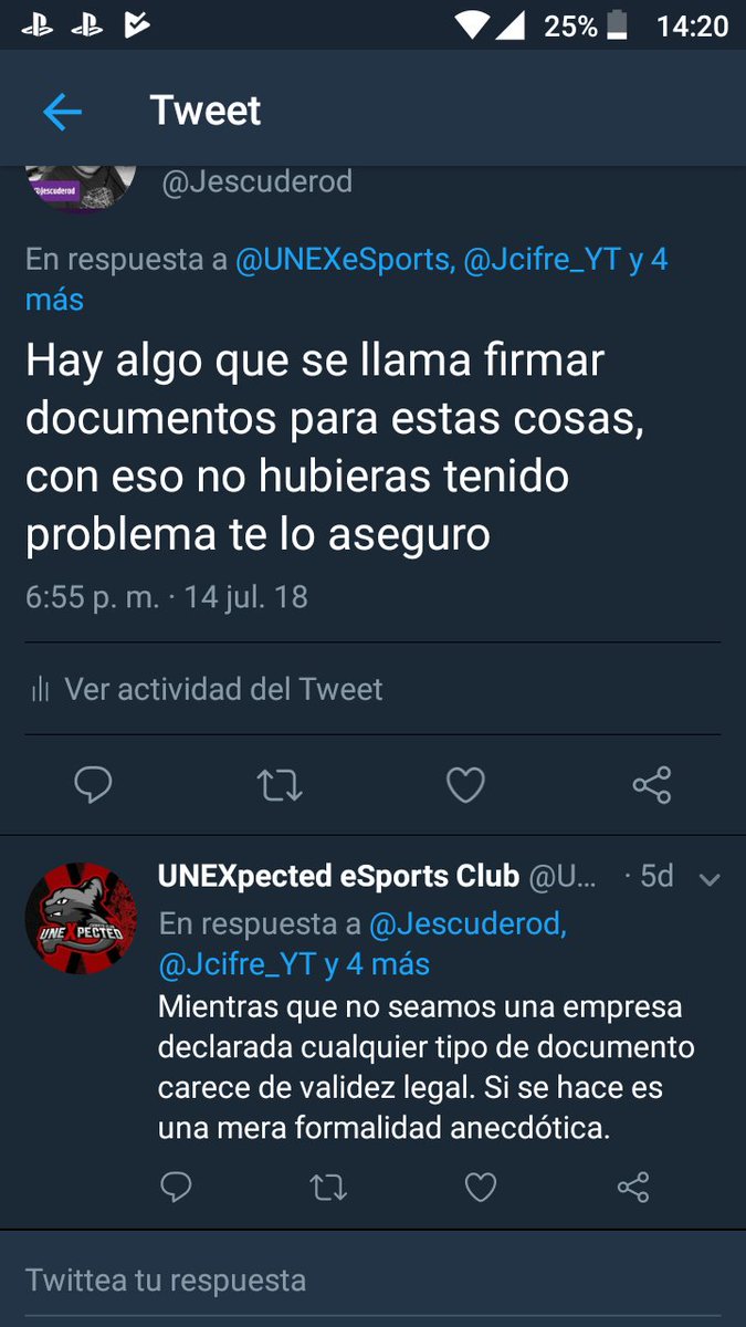 @grifol86esports <a href="/sr_requena/">[WOLF] REQUENA🇪🇸</a> @Gsuli_D <a href="/UNEXeSports/">@UNEXeSports</a> <a href="/RealBetisESport/">Real Betis Esports</a> Alberto sinceramente no me gusta meterme donde no me llaman pero que digas eso cuando a mi m dijistes esto ...
