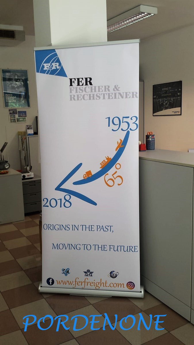 FERfreight's tweet photo. 65th Anniversary "Origins in the past, moving to the future" @FERfreight #FER #FERfreight #Totem #Celebration #internationalforwarders
https://t.co/gDdx9wjP56 https://t.co/chYKUbD2Fo