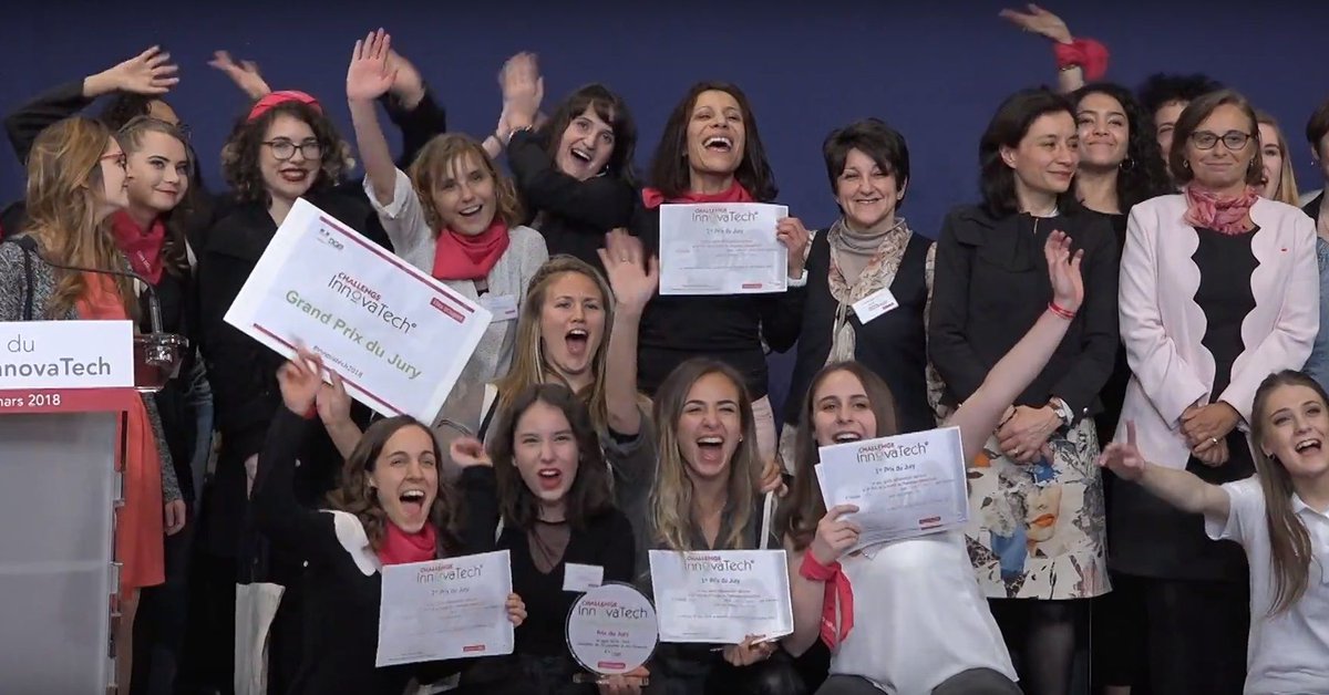 Ellesbougent's tweet photo. #Bestof En attendant la prochaine édition, revivez les meilleurs moments de la finale du Challenge #InnovaTech2018, le 30 mars dernier au Ministère @_Bercy_ , dans le cadre de la #SemaineIndustrie cc @DGEntreprises @LFI_LaFabrique @Willa_off
📽️ https://t.co/XVsaprI01w https://t.co/ofgwbsWCkB