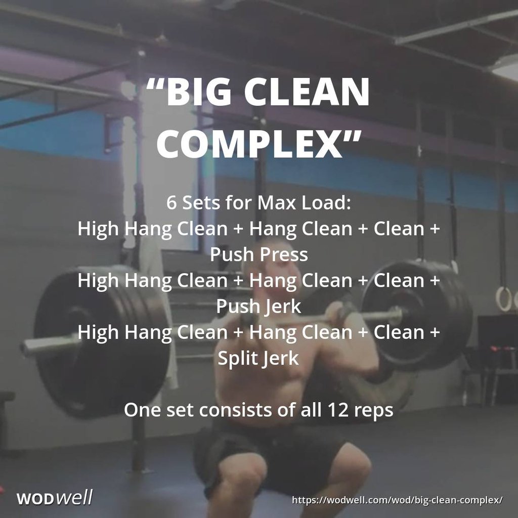 wodwell's tweet image. Each set consists of 12 reps; complete 6 total sets. Rest as needed between each. Increase weight after each. Details: wodwell.com/wod/big-clean-…

#benchmarkwod #crossfitnewengland #cfne @builtbybergeron #crossfit #wodwell #wod #functionalfitness #testandretest