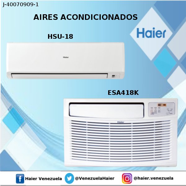 VenezuelaHaier's tweet photo. #VenezuelaHaier #Haier #Venezuela #20Julio #FelizViernes #Viernes #Julio #Electrodomésticos #Nevera #Cocina #Airessplit #Aireventana #Calentadores #Ventiladores #Cafetera #Microonda #Teléfonos #Tablets #Android https://t.co/nCRuQMZgoB