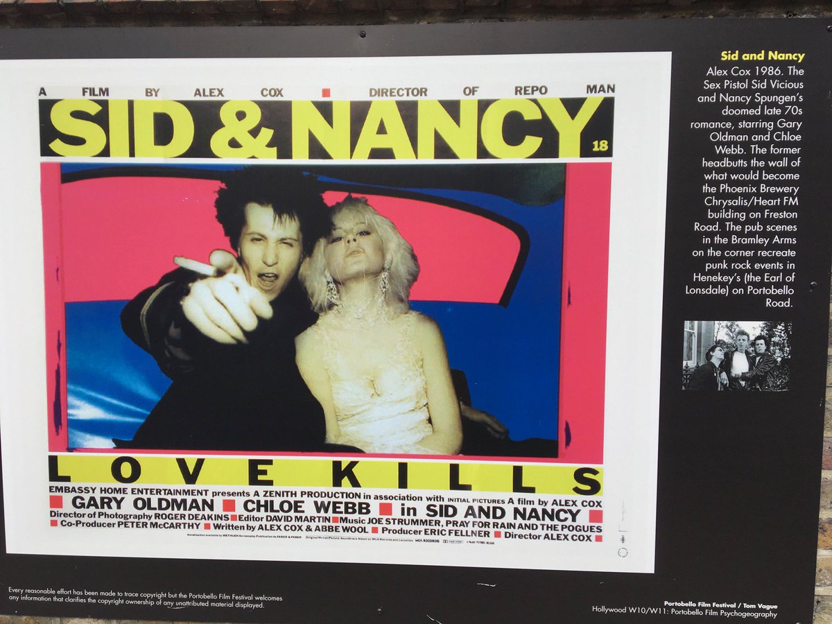 Sid &amp; Nancy #Movie Love Kills #PortobelloRoad Market