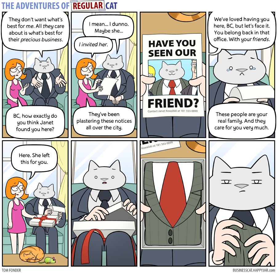 A champion must rise. businesscat.happyjar.com/comic/family/