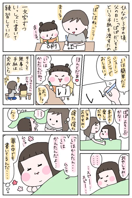 一枚目は今までに載せた育児漫画の中で迷わずぶっちぎりで愛しい思い出!!もちろん他のエピソードも等しく愛しいけど。
夏休みの到来に白目剥いて泡吹いてるけど、いつでも子供は尊い。
(三・四枚目は繋がってます)
#育児っていいな 