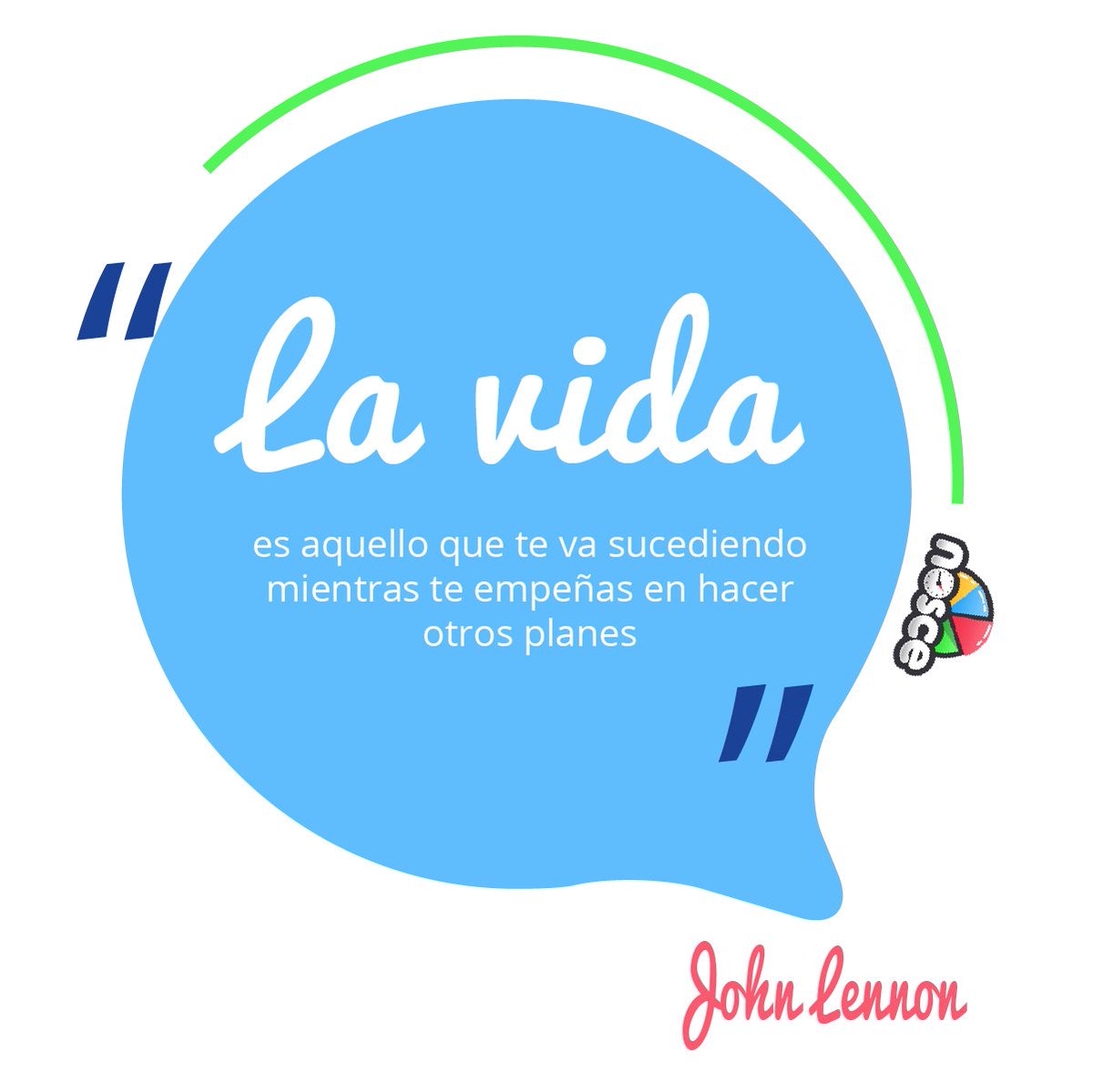 nosceapp's tweet photo. ¡#FelizFinde! Nunca olvides de aprovechar cada momento. Vive el ahora, no volverá 😉
#JohnLennon #Nosce #app #yoaprovechomitiempo https://t.co/GzvkIVUNSZ