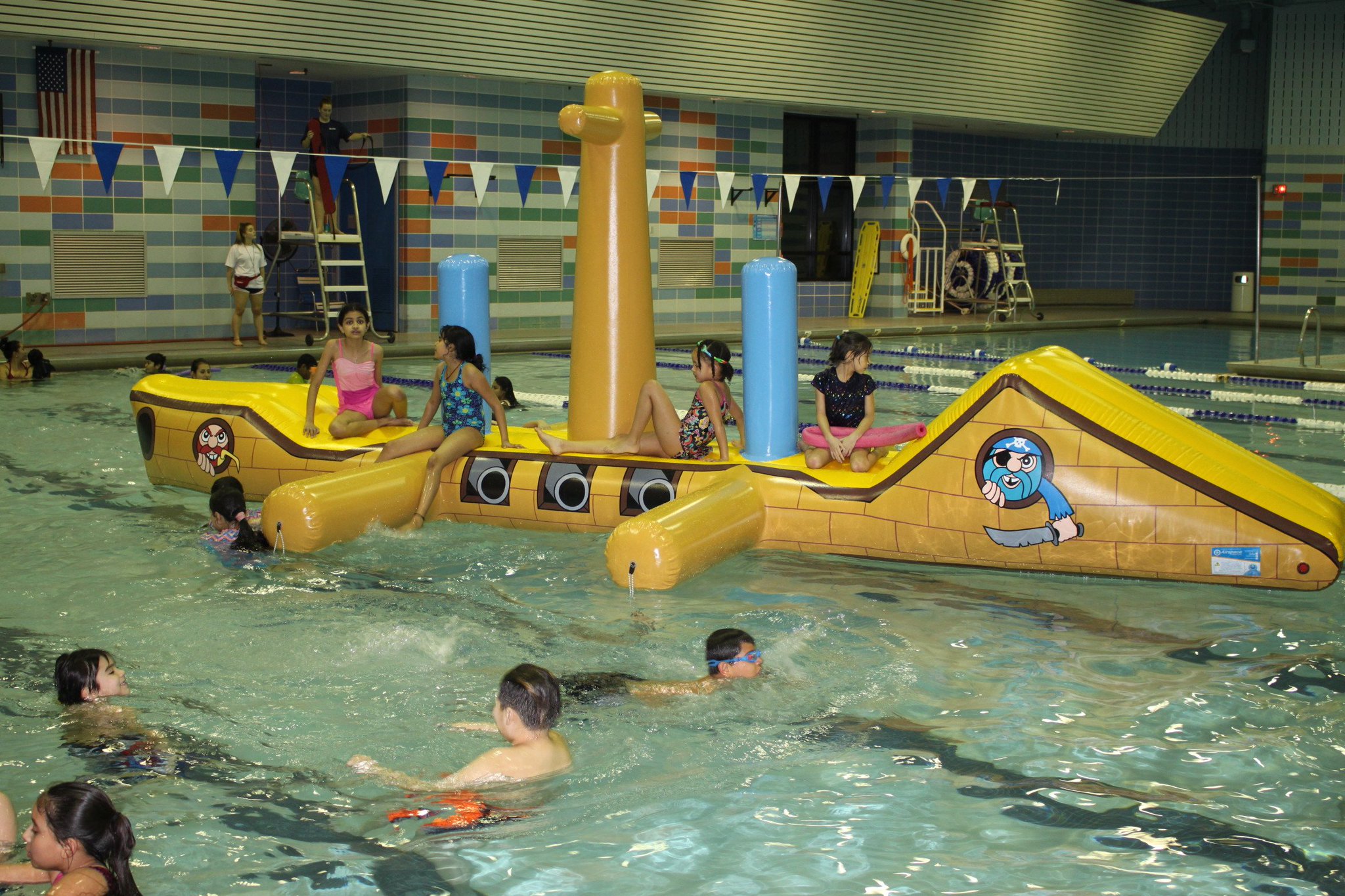 pirate ship pool toy