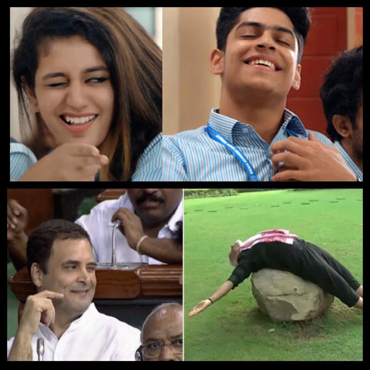 RiteshGaggar's tweet photo. #RahulGandhi #RaGaChu #NarendraModi #PriyaVarrier #Dhadak #BhookampAaneWalaHai #NoConfidenceMotion #NoConfidenceDebate #India #Elections2019 https://t.co/oiSxhT7lOq
