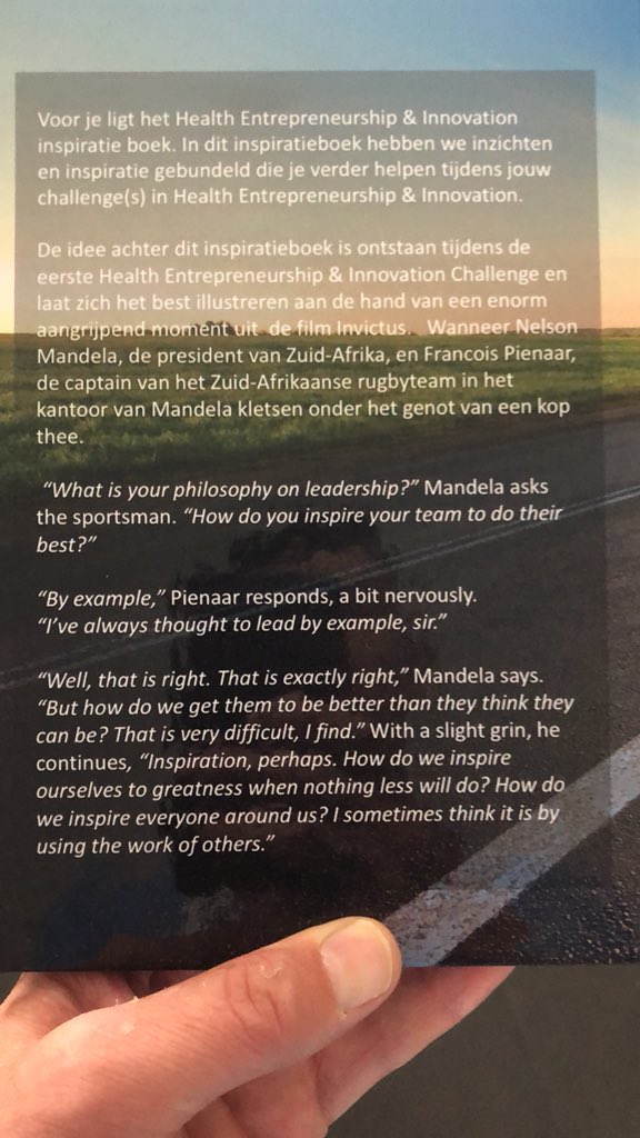 Alle bouwstenen voor een gezondere, duurzame en aangename toekomst zijn al aanwezig ... 
#Health #Entrepreneurship &amp; #Innovation