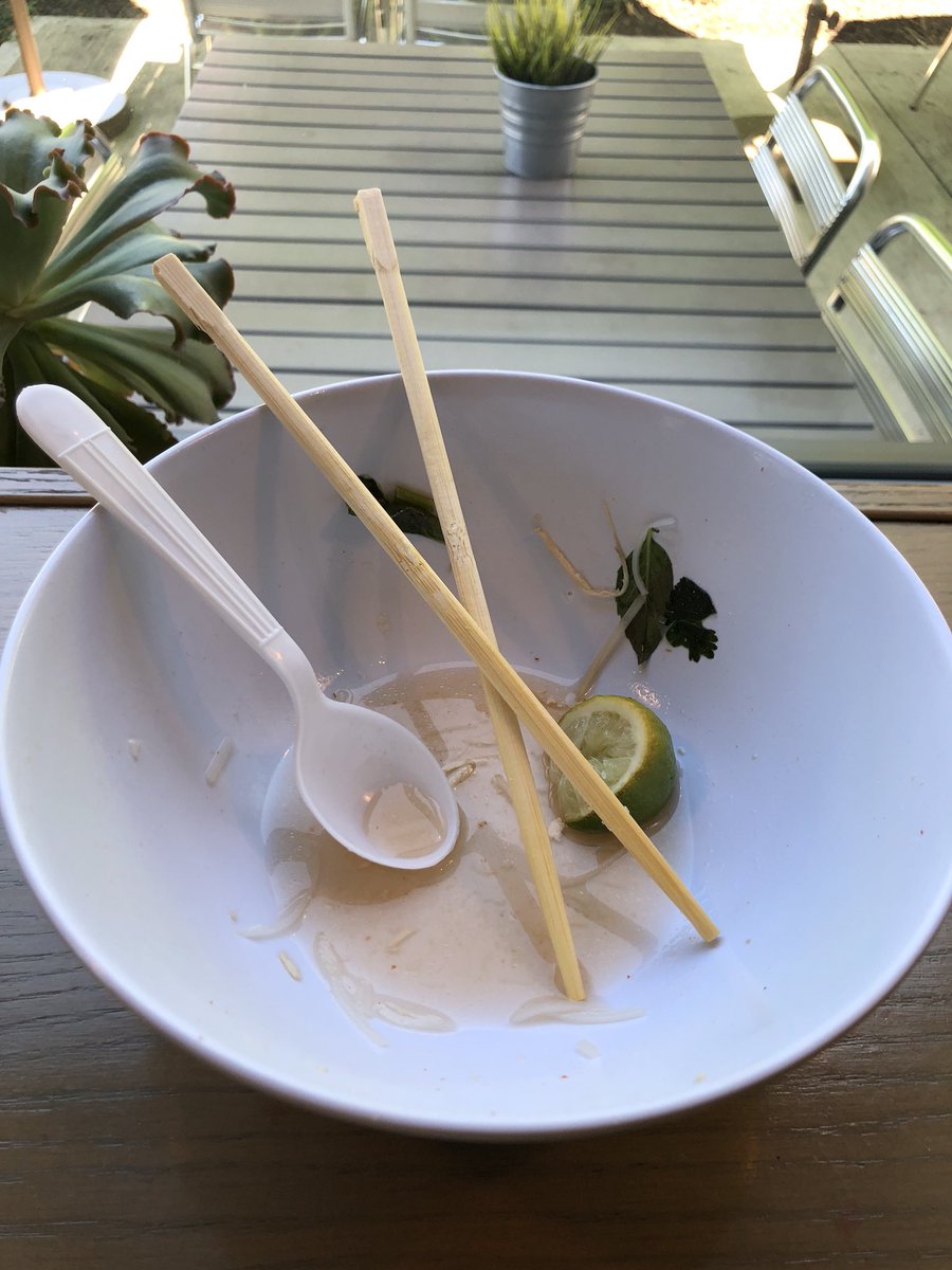 The answer to life is at the bottom of your pho bowl 🍲  Happy Pho-riday Cbus!  #61pho  #pho