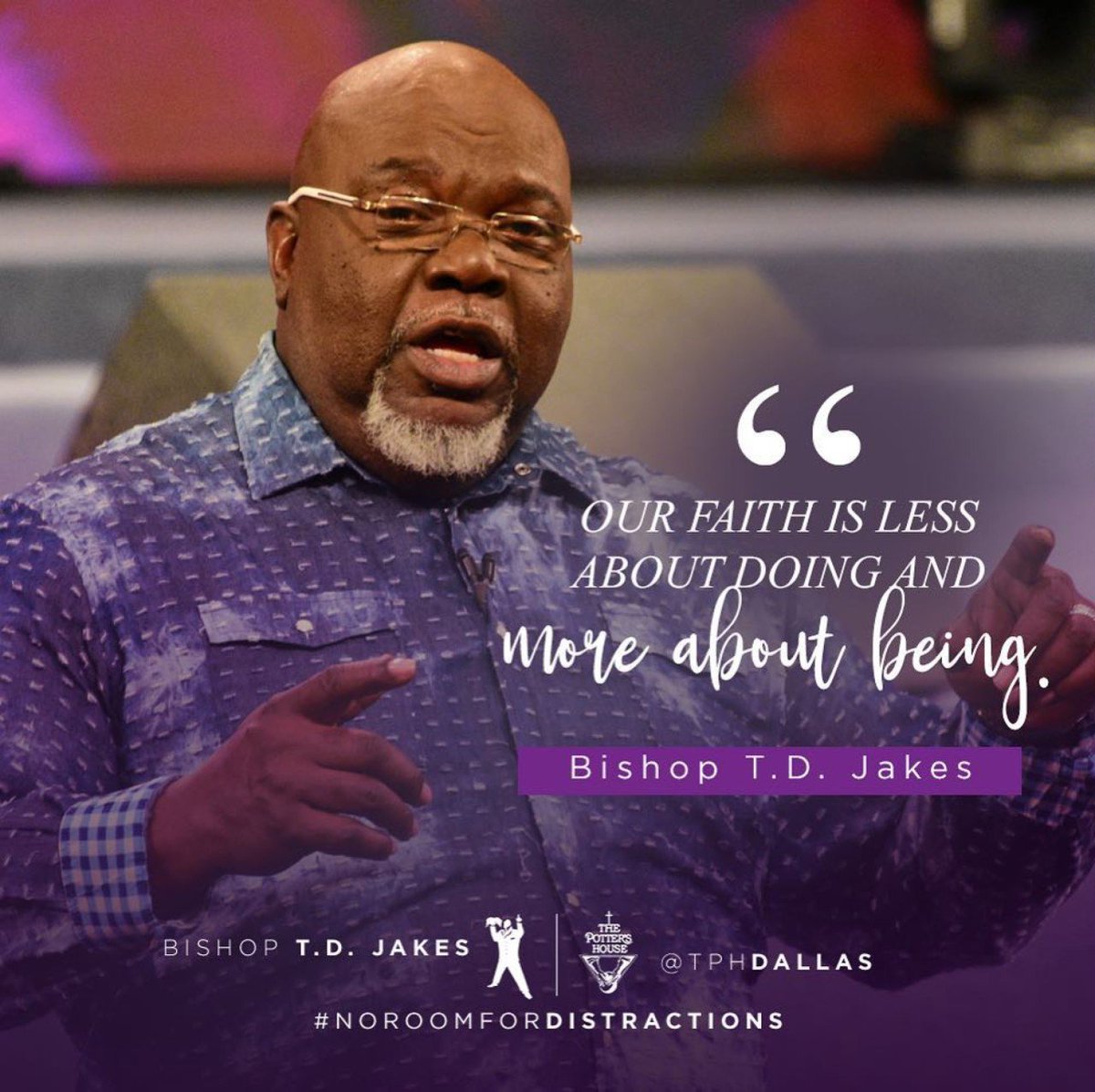 the_brick_'s tweet photo. “Our faith is less about doing and more about being.” - @BishopJakes⠀
We were saved by grace through faith way before we could ever do anything for God. It’s not that we love Him but that He first loved us. Faith is a heart posture. I... #NoRoomForDistractions #Repost @tphdallas https://t.co/v4OFAAC4cC