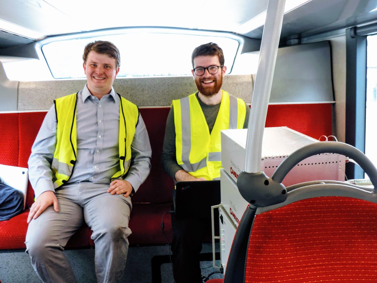 . <a href="/OxfordBusCo/">Oxford Bus Company</a>  and <a href="/oxengsci/">Engineering Science, Oxford</a> are working with the City Council on a study measuring the emissions of buses throughout the city.
This morning the team were on the City 5 bus.
The results will help inform our Zero Emission Zone proposals.