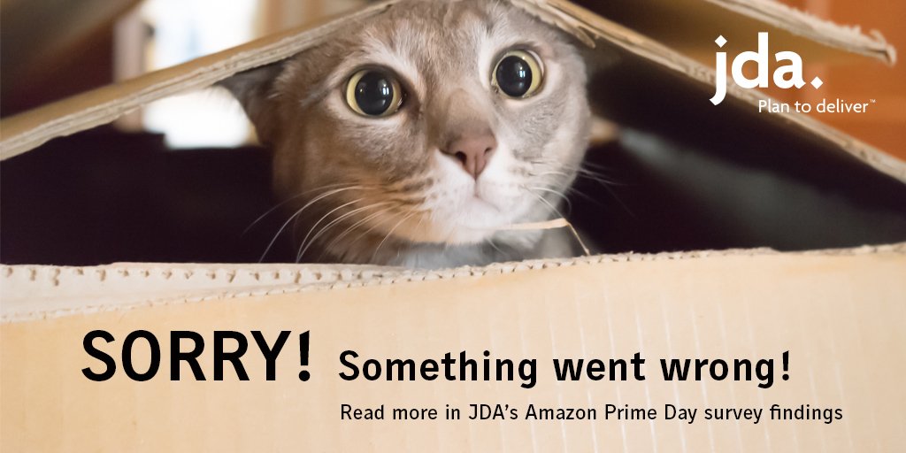 #Amazon’s tech glitches hurt where it counts: its wallet. Check out our new #JDASurvey which reveals this and other #consumer shopper trends over the two-day flash sale #AmazonPrimeDay bit.ly/2zRHS6B