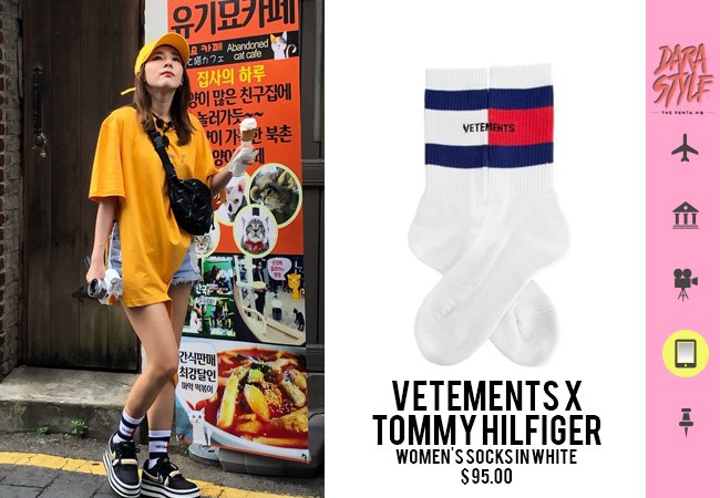 vetements socks sneaker women's