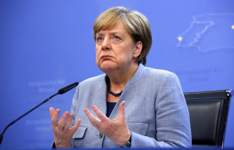 Reuters's tweet photo. Merkel says Europe can't rely on U.S. to impose world order https://t.co/rTTPFCFHF5 https://t.co/5YeFvNGRn8