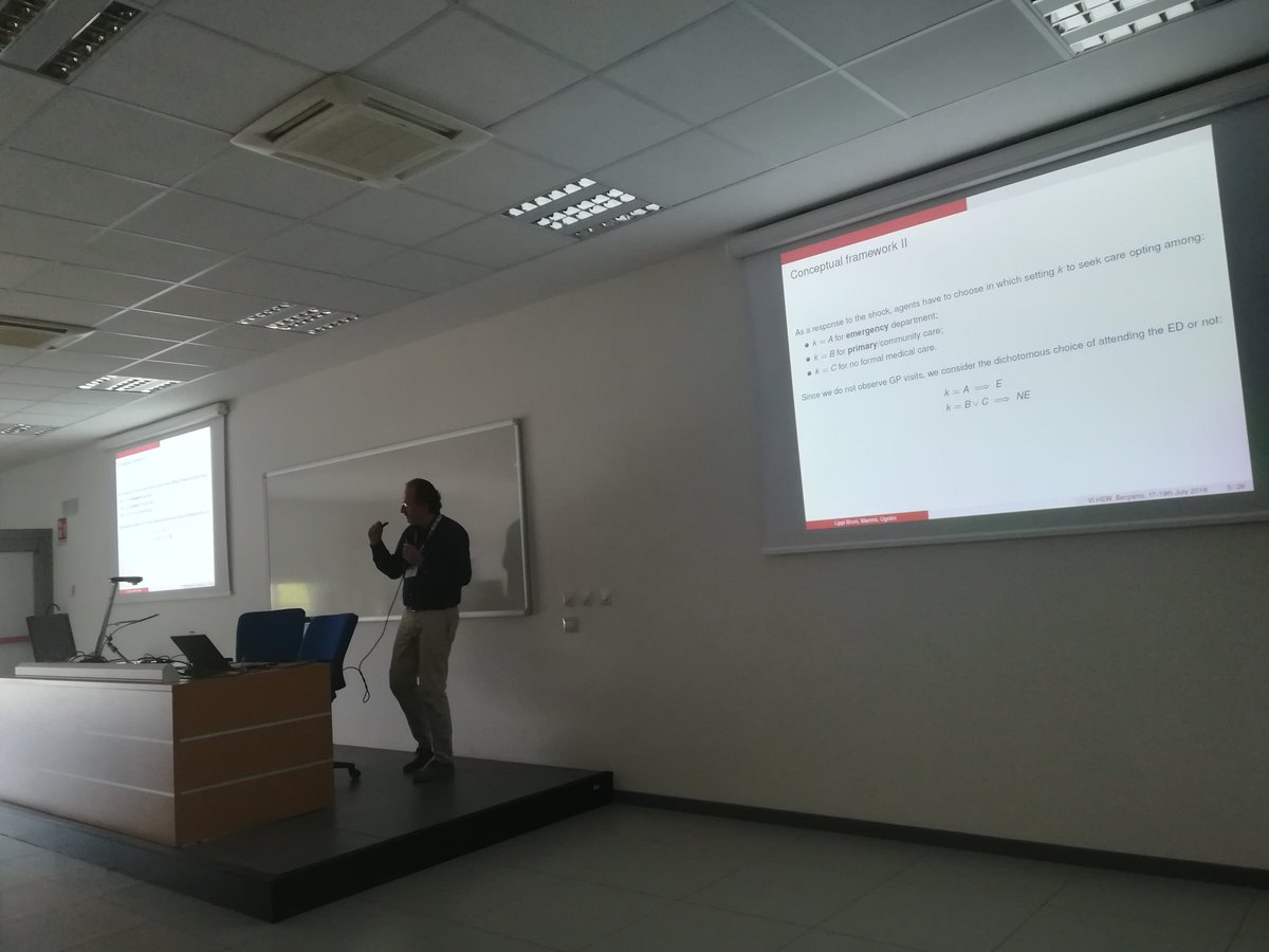 MosconeF's tweet photo. Matteo Lippi Bruni (with @aboveVitebsk ) presenting Migrants access to welfare services: evidence from emergency care at the #HEW18
Discussant: O. Giuntella @Osea82
Both ππππππππππππ https://t.co/frtS0soMDp