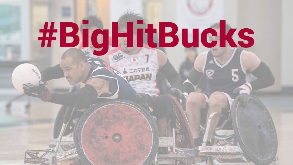 Lakeshore Foundation (@lakeshorefound) on Twitter photo <a href="/usawchrugby/">USA Wheelchair Rugby</a> has set a goal: to be crowned the #IWRF World Champions on August 10. We’ve set a goal too. Help us raise $10K in 22 days. Show your support for USAWR. Here’s how:
1. Visit usawr.swell.gives and donate.
2. Share this post and use #BigHitBucks. <a href="/usawchrugby/">USA Wheelchair Rugby</a> has set a goal: to be crowned the #IWRF World Champions on August 10. We’ve set a goal too. Help us raise $10K in 22 days. Show your support for USAWR. Here’s how:
1. Visit usawr.swell.gives and donate.
2. Share this post and use #BigHitBucks.