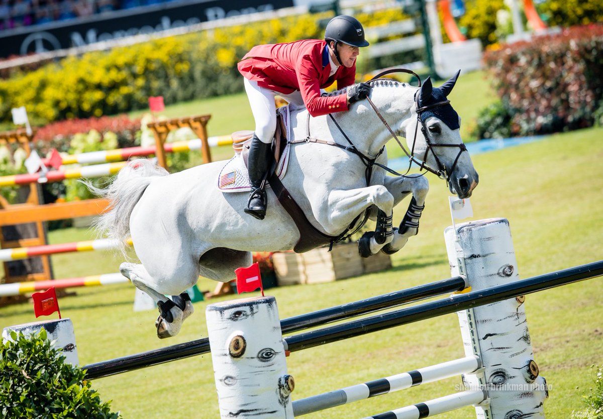 Breaking news: McLain Ward and Clinta just won the CSI5* Prize of North Rhine-Westfalia at <a href="/CHIO_Aachen/">CHIO Aachen</a> 🙌 #USAJumping