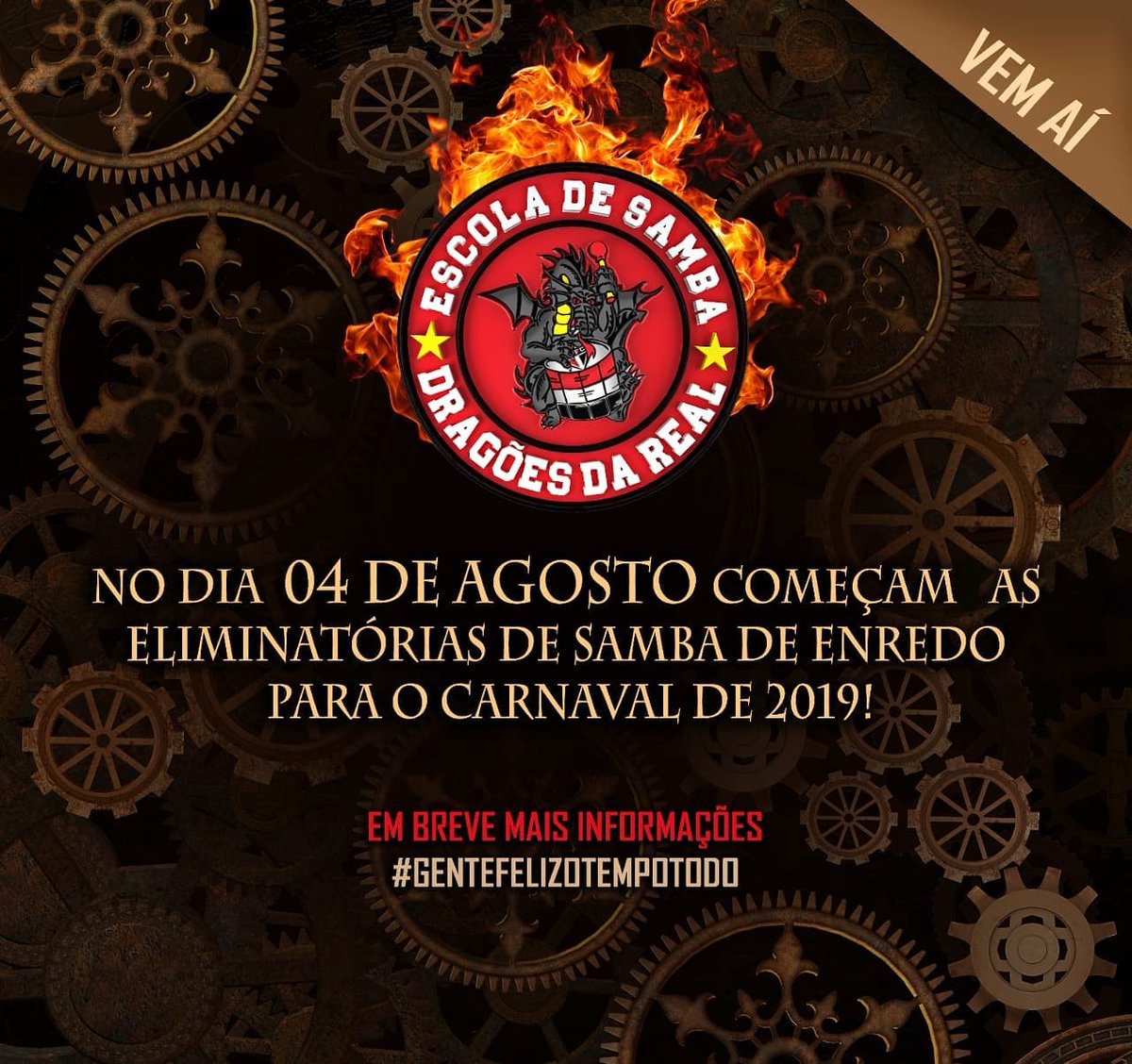 Alô comunidade de gente feliz. Já anota aí na sua agenda. 

Na próxima  segunda-feira, teremos mais detalhes pra você.