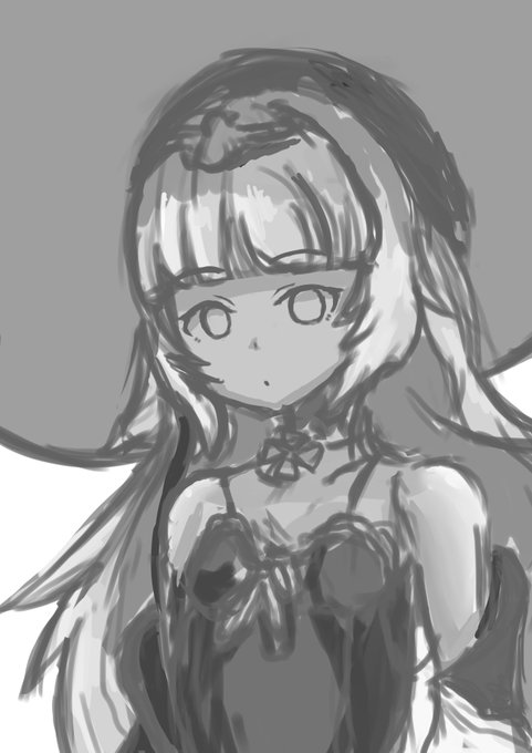 グリザイユの練習 