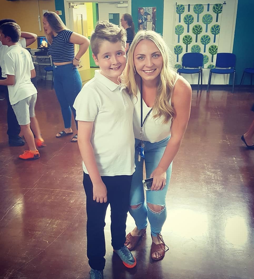 debbiev89's tweet photo. He will miss you all so much @chrisdysonHT @missnolan91 @ParklandsLeeds 😭 https://t.co/kQYqU0xYdF
