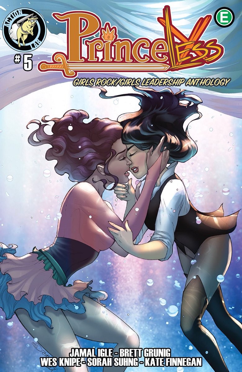SorahSuhng's tweet photo. Three years ago @jrome58 asked me if I wanted in on this project, and I jumped at the opportunity to work in the wonderful world that is #Princeless. Since then I’ve worked further in the wonderful world of #RavenThePiratePrincess and am #blessed for it! (Continued) https://t.co/uY5nZJyE9M