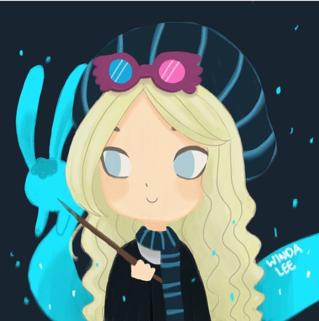 wuukieandsoya's tweet photo. Luna Lovegood 🌙
#potterweekprompts
#lunalovegood #cutedrawings #drawing #draw #windalee #harrypotter #pottermonth #jkrowling #illustrations #fanart #doodle https://t.co/34v3BaRb8k