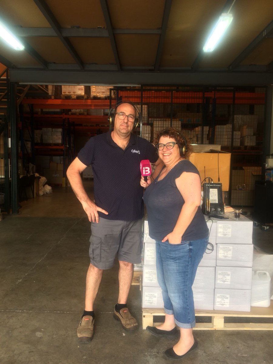 COLONETTECLUB's tweet photo. Gràcies a @MultiplexIB3 per l'entrevista i interessar-se pels nostres productes. Ha estat un plaer! @IB3 #Colonette #25anys #25aniversario https://t.co/7HHggYVj7q