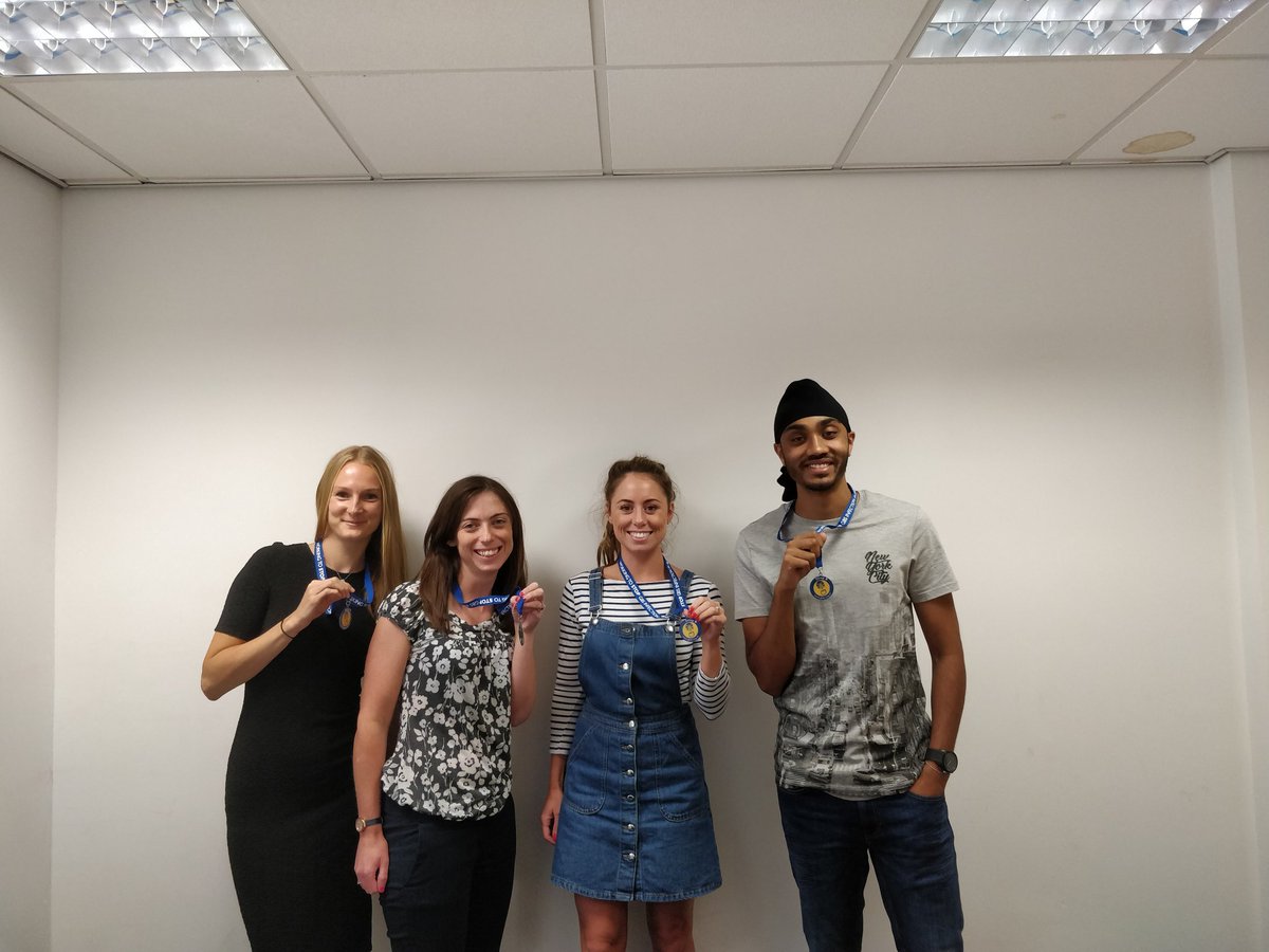 BeckyB_08's tweet photo. Proudly wearing our @GBSSupport #virtualstomp medals today! @IMMedNegligence #Southampton #GBSaware #GBSAM18 https://t.co/TN1KLJ8I8m