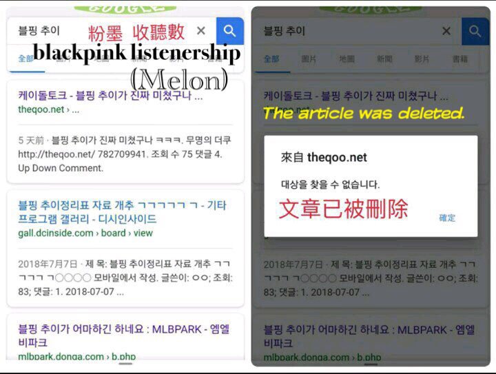 Ori  http://timepost.or.kr/p/101259  [deleted]=> cached  https://goo.gl/uWKms5  (Thx Google) #BLACKPINK DDU-DU DDU-DUTryin to look up BP's number of listener on Melon or a post about "The transition of BLACKPINK is kind of strange" on pann? =>NONE.