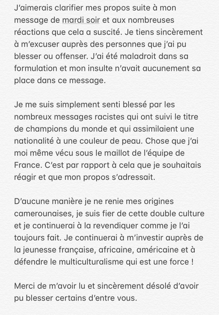 Nicolas Batum tweet media