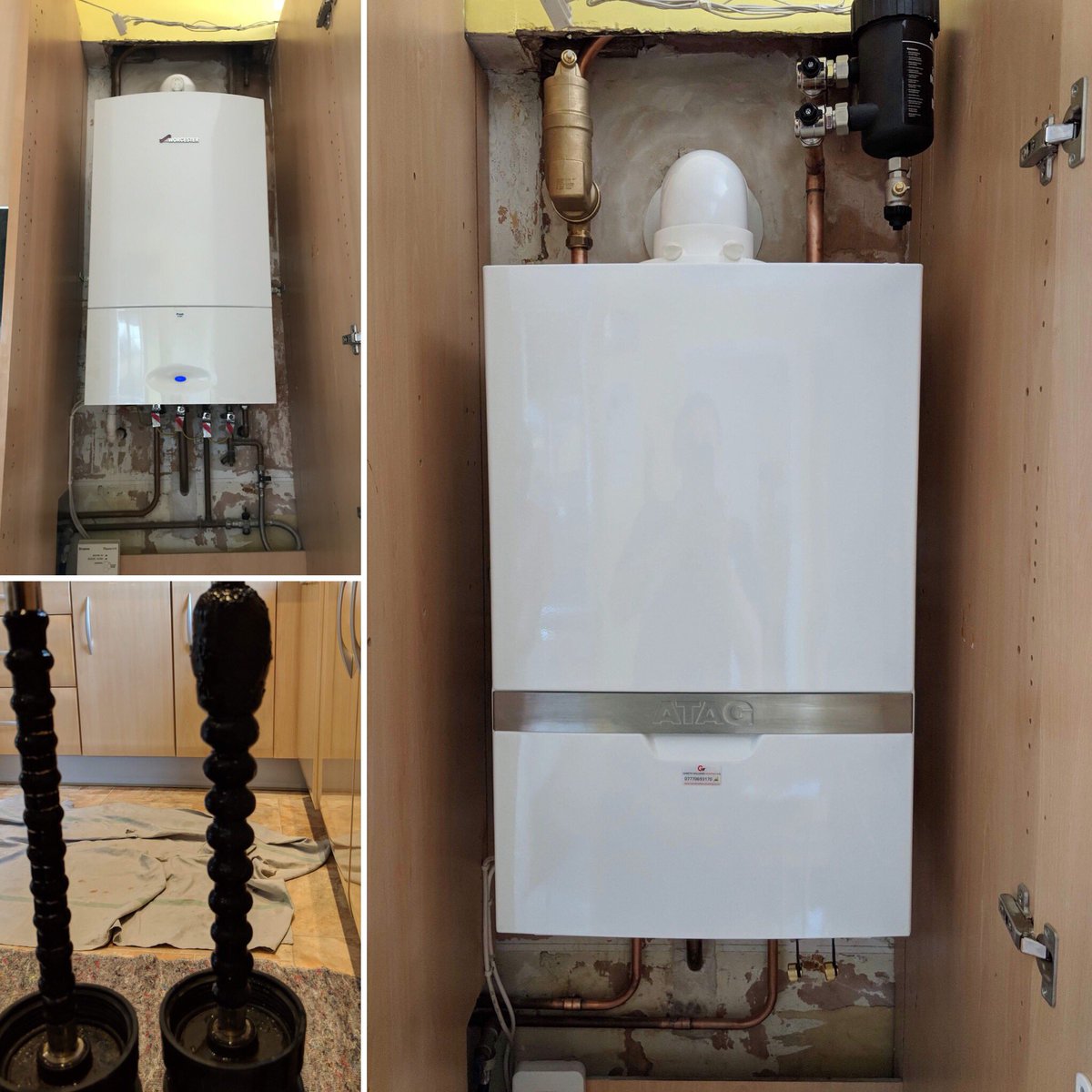 GarethWHeating's tweet photo. Another boiler upgrade at a customers home in Rhiwderin today @SpirotechUK @atagheating iC Economiser 27. It comes with a super 10 year warranty. 👏🏻 https://t.co/gKtawv4bSG