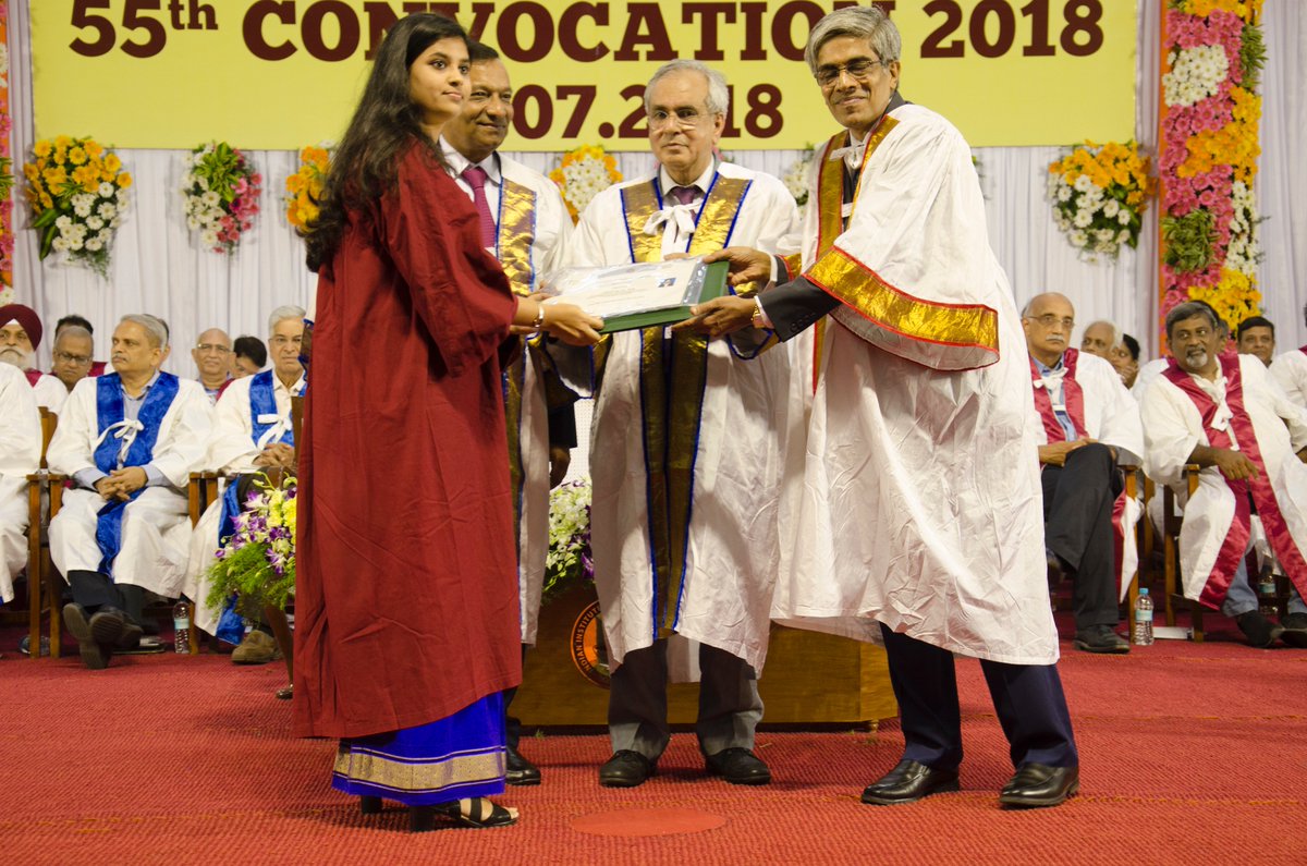iitmadras's tweet photo. #IITMConvocation2018
#ConvocationAtCampus
Prof. Bhaskar Ramamurthi, Director @iitmadras conferred degrees upon students. A total of 2,267 degrees were awarded. 
#Congratulations (3/3) https://t.co/4h35aS86ji
