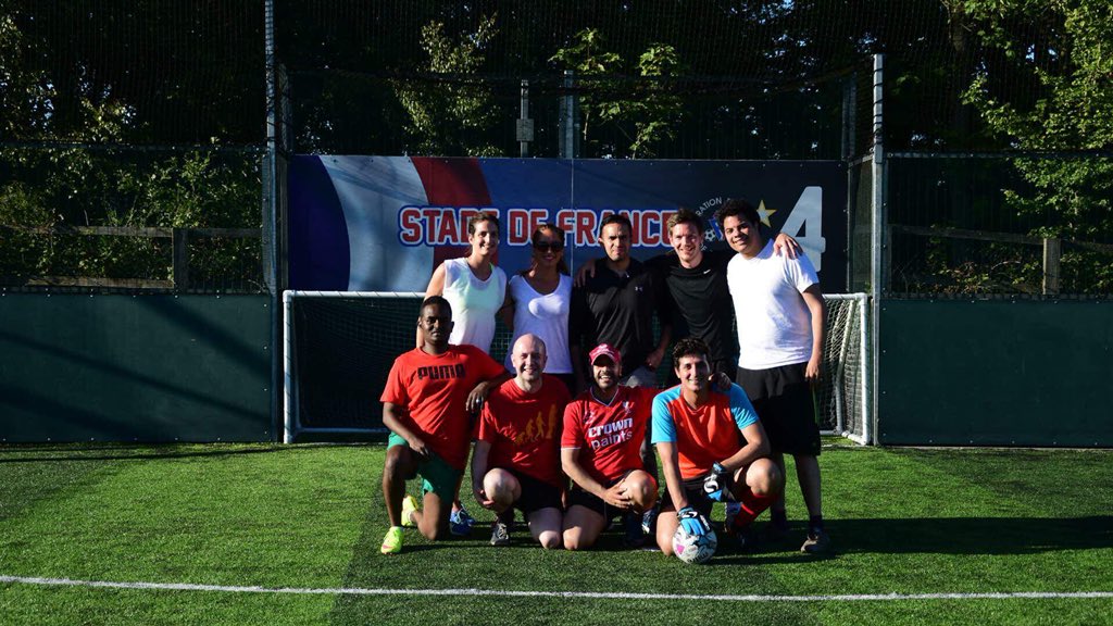 Well done #teamneuro for establishing a regular football fixture #Flourishatwork. 👍⚽️New players always welcome although keen to avoid any more surgeons in moon-boots, please <a href="/NewcastleAkbar/">Akbar</a> ...!