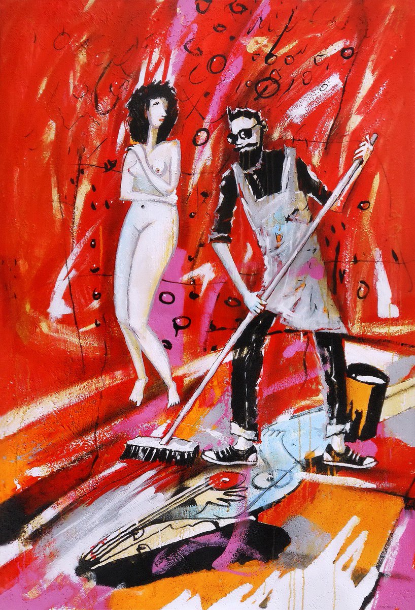 semenyuk_em's tweet photo. #Painter and #Model 140x95cm #mixedmedia 2018 #art #semenyuk #ัะตะผะตะฝัะบ #red #nude #girl #texture #joyfulred #happyred #contemporaryart #fineart #popart #dadaism #expressionism #figurative
https://t.co/U3Fl5oyehs https://t.co/hRtcXr3Knb
