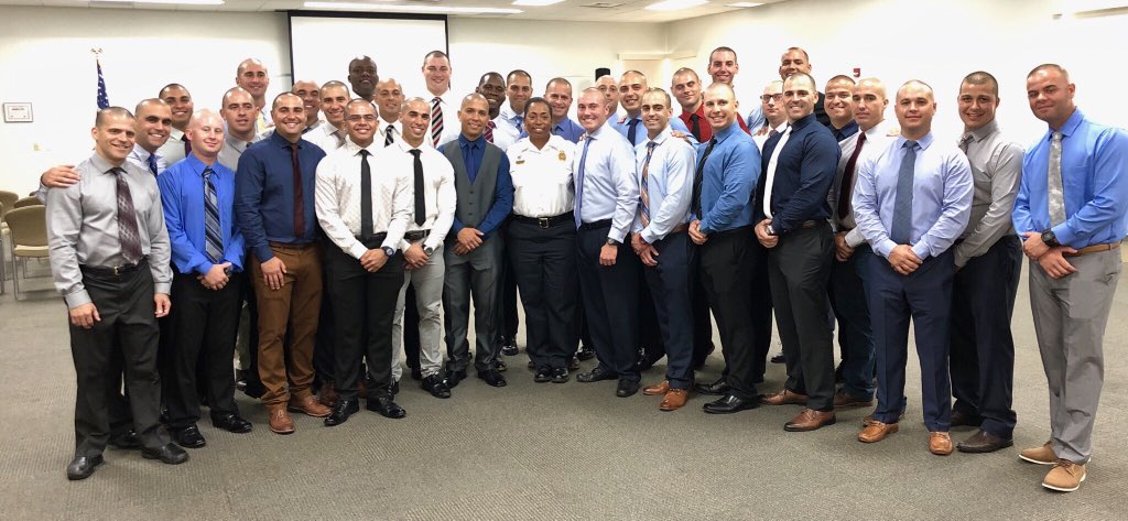MiamiDadeFire's tweet photo. #MDFR hosted a Family Night for #MDFRClass135, where their loved ones had the opportunity to learn more about what the recruits will experience once they graduate and become the newest members of the #MDFR family. https://t.co/0TbVzmQMzv