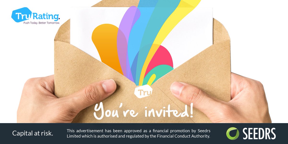 TruRating's tweet photo. We’re delighted to announce that as part of our ongoing funding round ($9m+ raised to date) we’re working with Seedrs to give our network and the wider crowd the chance to be involved. Want to be part of the journey? Get exclusive access: https://t.co/1ZGq7D6V1a https://t.co/zZAzVea0ri
