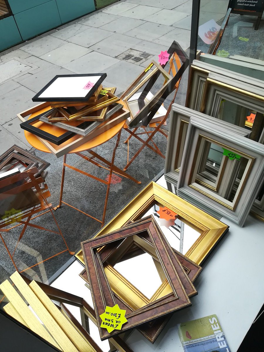 ArtefactLondon's tweet photo. Our SUMMER SALE is on #sale #fitzrovia #frames #SummerSale #bargain  Lots of frames more than half price! https://t.co/hr5Sy7JHDT