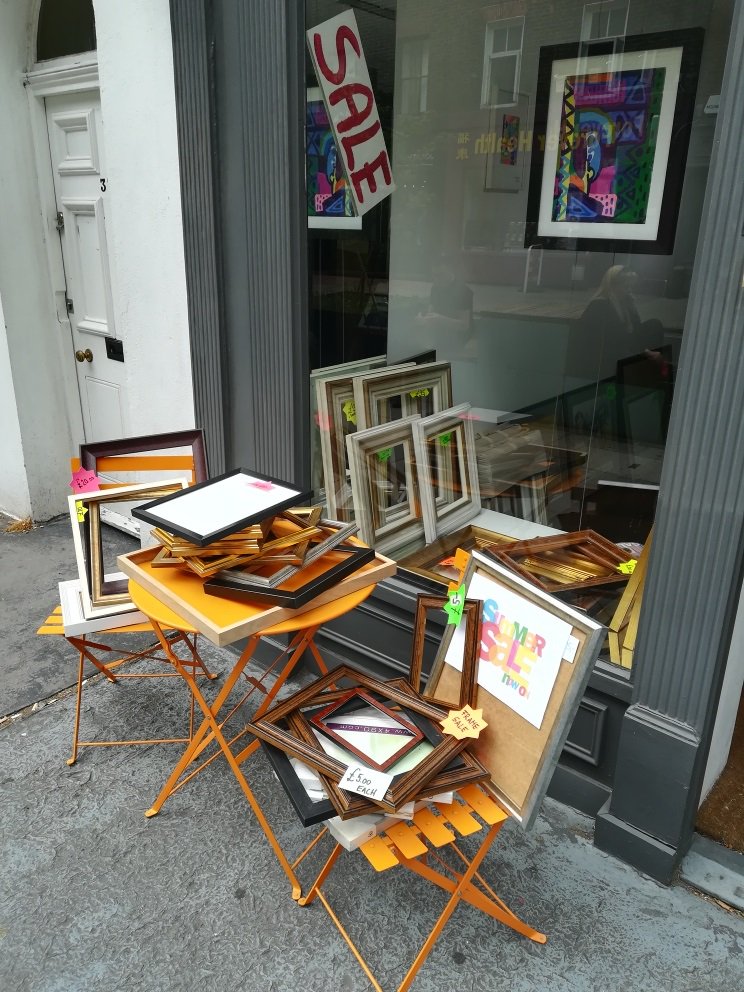 ArtefactLondon's tweet photo. Our SUMMER SALE is on #sale #fitzrovia #frames #SummerSale #bargain  Lots of frames more than half price! https://t.co/hr5Sy7JHDT