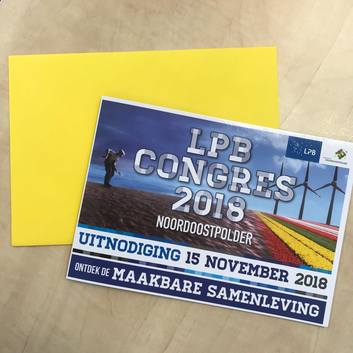 Deze week ontvingen bestuurders van alle gemeenten een speciale  uitnodiging voor het LPB congres. Neem jij je bestuurder ook mee? Bekijk  hier het programma: lpb.nl/congres-2018/b…