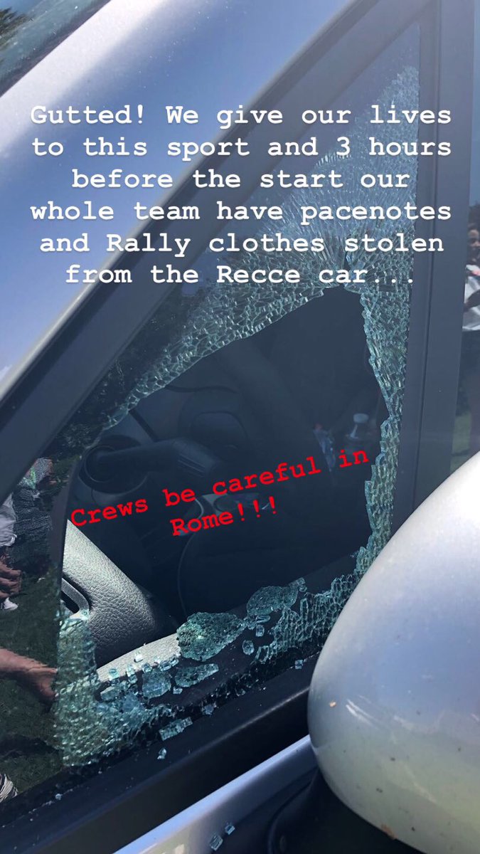 Crews take care in Rome!