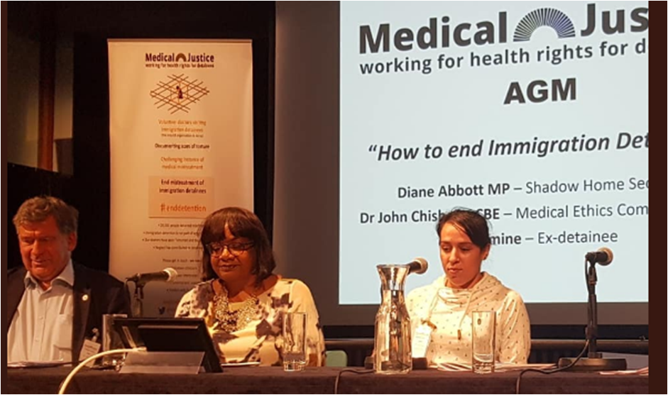 Did @HackneyAbbott talk on how to #enddetention at the @medicaljustice AGM go far enough?After reading abuse she gets about her opinions, I think she is amazingly brave for standing up to this issue at all. Keep going Diane! We need to #enddetention