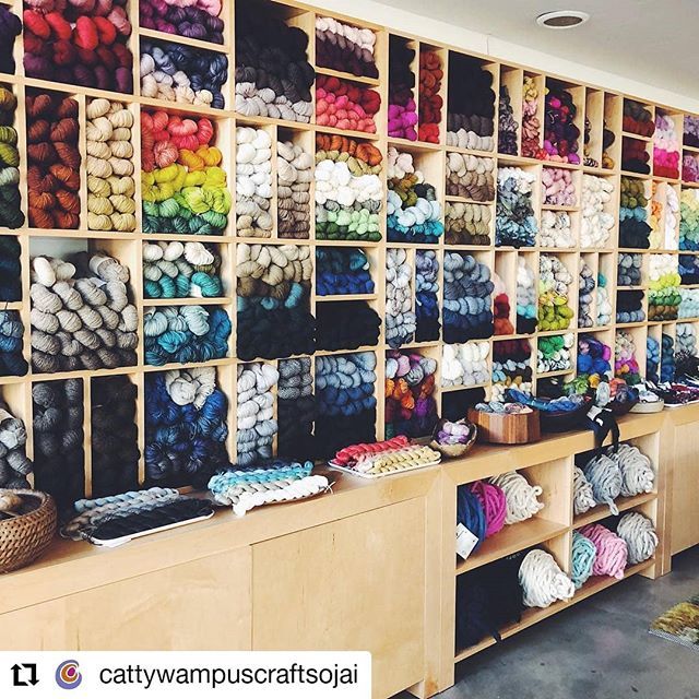 Anzula's tweet photo. Don't you just love a beautiful wall of yarn?! #Repost @cattywampuscraftsojai
β’ β’ β’
π #wallofyarn #lys #knittersofinstagram #iloveyarn #cattywampuscrafts https://t.co/iRt60BnZ4L https://t.co/HKEMfMyirY