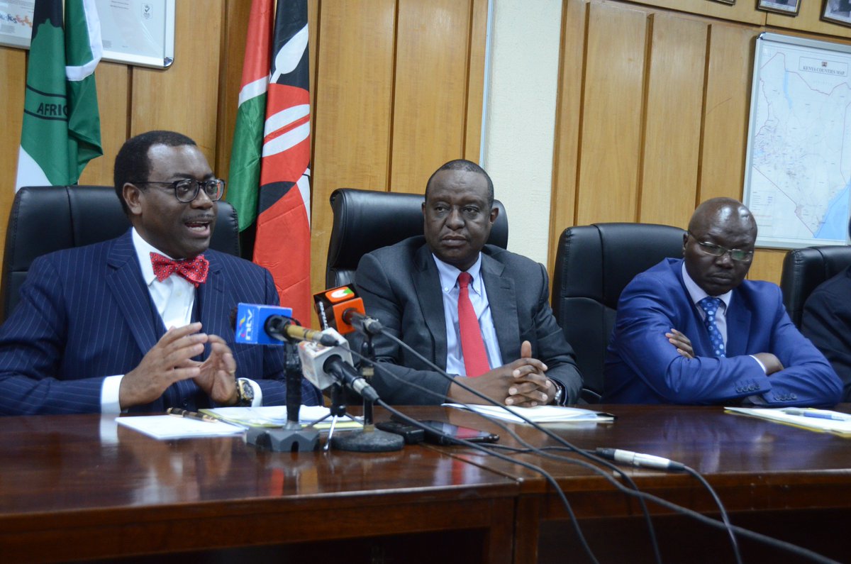 Henry K. Rotich, EGH (@hkrotich) on Twitter photo Briefing the media alongside Water and Sanitation CS, <a href="/CsChelugui/">Simon Kiprono Chelugui, EGH</a>, and <a href="/AfDB_Group/">African Development Bank Group</a> president, <a href="/akin_adesina/">Akinwumi A. Adesina</a>, after a bilateral meeting on areas that the African Development Bank can support the #Big4Agenda. #EconomyKE Briefing the media alongside Water and Sanitation CS, <a href="/CsChelugui/">Simon Kiprono Chelugui, EGH</a>, and <a href="/AfDB_Group/">African Development Bank Group</a> president, <a href="/akin_adesina/">Akinwumi A. Adesina</a>, after a bilateral meeting on areas that the African Development Bank can support the #Big4Agenda. #EconomyKE
