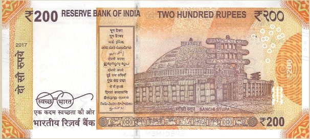 GuideforAll's tweet photo. New Currency Notes - Colour -Motif:

• Rs.10 - chocolate brown - Sun Temple, Konark
• Rs.50 - fluorescent blue - Hampi with Chariot
• Rs.100 - lavender - RANI KI VAV
• Rs.200 - yellowish-orange - Sanchi Stupa
• Rs.500 - stone grey - Red Fort
• Rs.2000 - magenta - Mangalayan https://t.co/30gyXkWo21