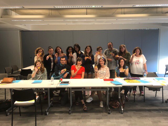 AbalosAlvarezLu's tweet photo. Day 5 of our #PFLE18: An introduction to Lego Serious Play. Dimensional LEGO 3D models serve as the basis for group discussion, knowledge sharing, problem solving and decision making. https://t.co/2yRlWYX7yw