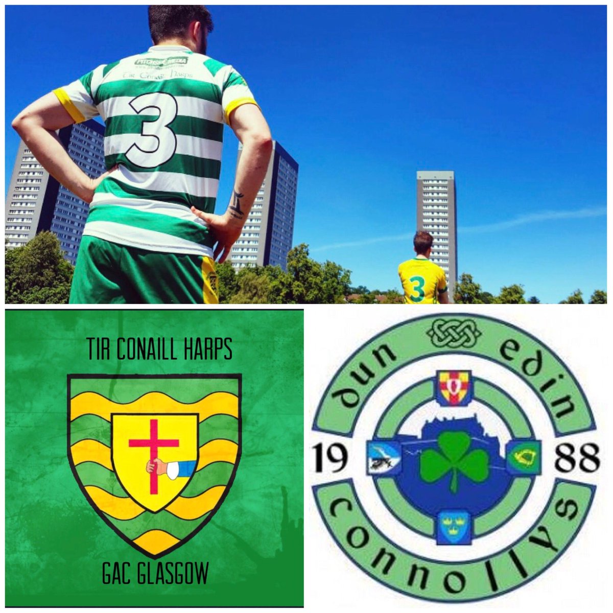 🏐 Tír Conaill Harps Juniors V Dunedin Connollys Juniors
🗓Saturday 21st July
⏰ 12:00pm Throw in
📍Granton Road Edinburgh EH5 3NJ

As always any support for the boys would be greatly appreciated.

#tírconaillharpsabú #glasgowgaa #scotlandgaa <a href="/MalonesGlasgow/">Malones Glasgow</a>