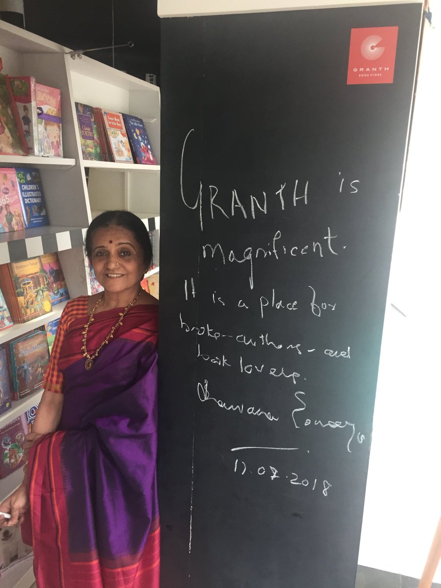 bhawanasomaaya's tweet photo. #GranthBookStore in Juhu is the perfect place writers would like to hangout, there is a Black board, books, cafe and a Children's Section that is every mother's delight congratulations info@granth.com for transforming the venue, #KeshavaAMagnificentObsession https://t.co/eb7tmOrDBI