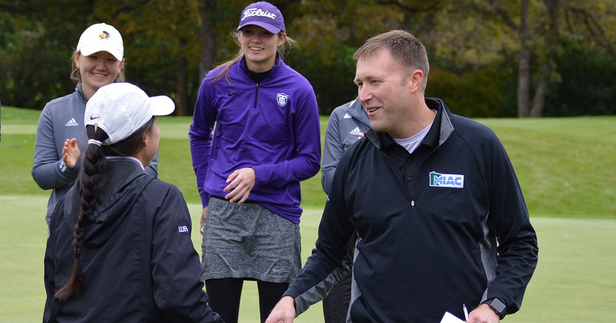 MIACathletics's tweet photo. #MIAC Commissioner @dpmckane interviewed for Women in Sport Leadership documentary 
👀: https://t.co/KKhOyazAAY 
📺: https://t.co/3x8HHNoIss https://t.co/uMS0fTZ9Sm