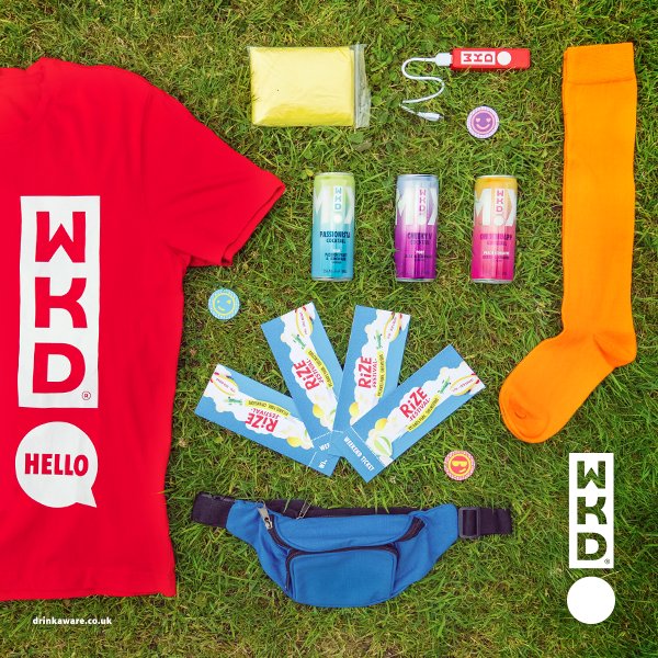 WKDOfficial's tweet photo. Festival season is here 🎉🎵🎪 To celebrate, we're giving away 5 of these goody bags. Yep, even the 4 @RiZEFestival weekend tickets!! Tell us who you'd take for a chance to win. Over 18 only. Comp closes 27.07.18. T&amp;Cs https://t.co/H2zBieNL5C https://t.co/uj7f90wiR3